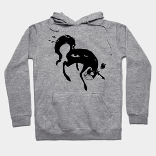 Strange Black Cat Hoodie